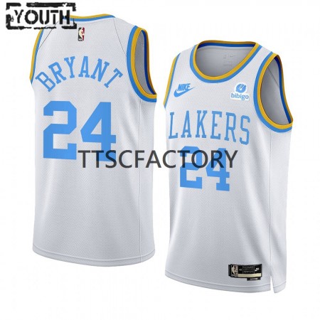 Kinder NBA Los Angeles Lakers Trikot Kobe Bryant 24 Nike 2022-23 Classic Edition Weiß Swingman